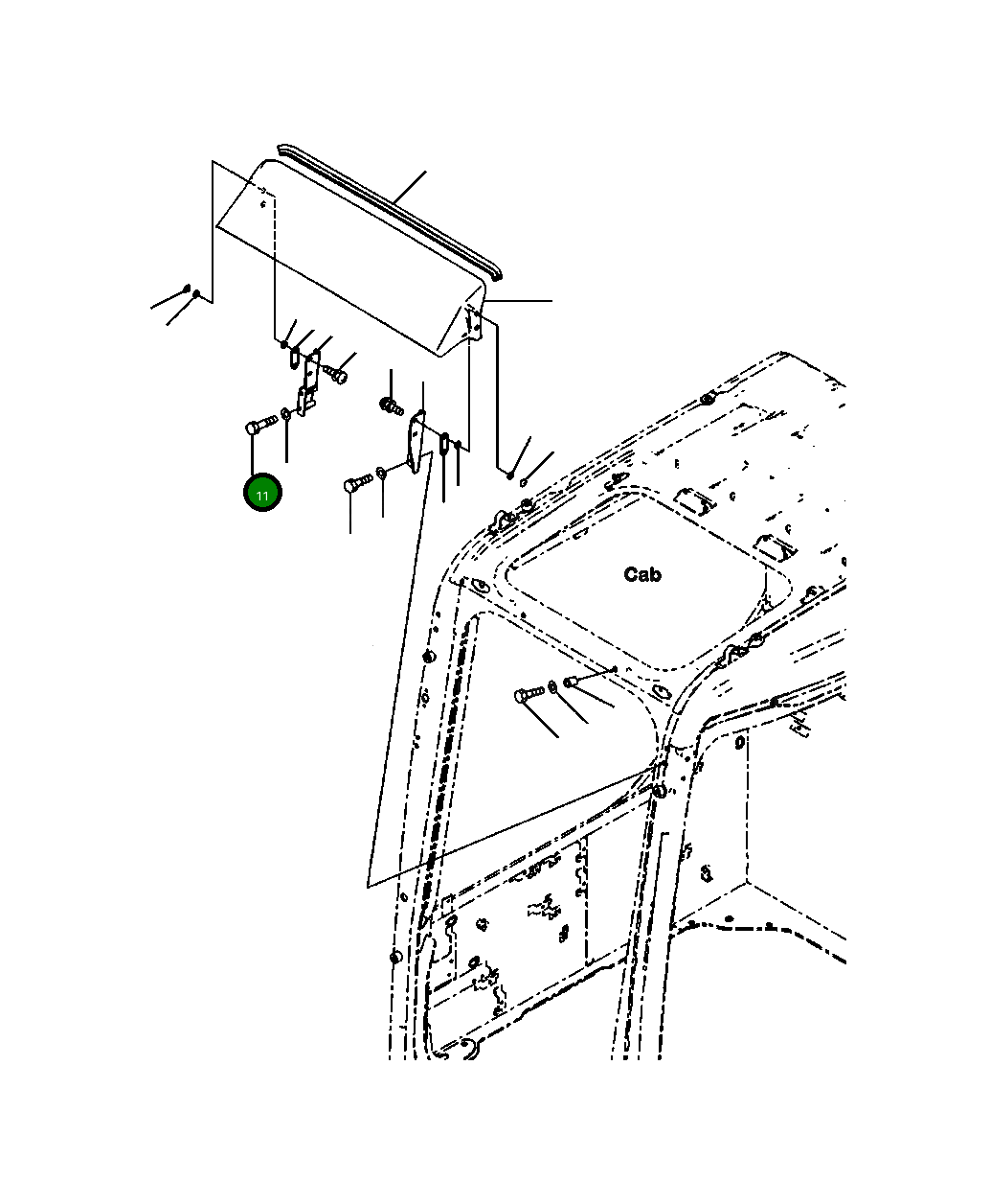 Болт 01010-D0660 Komatsu