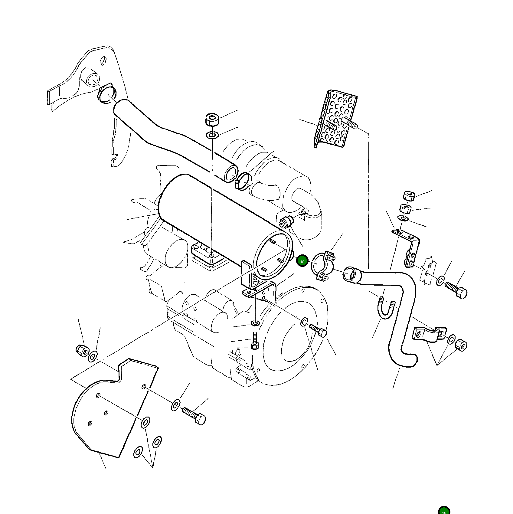 Крышка 3F3003052 Komatsu