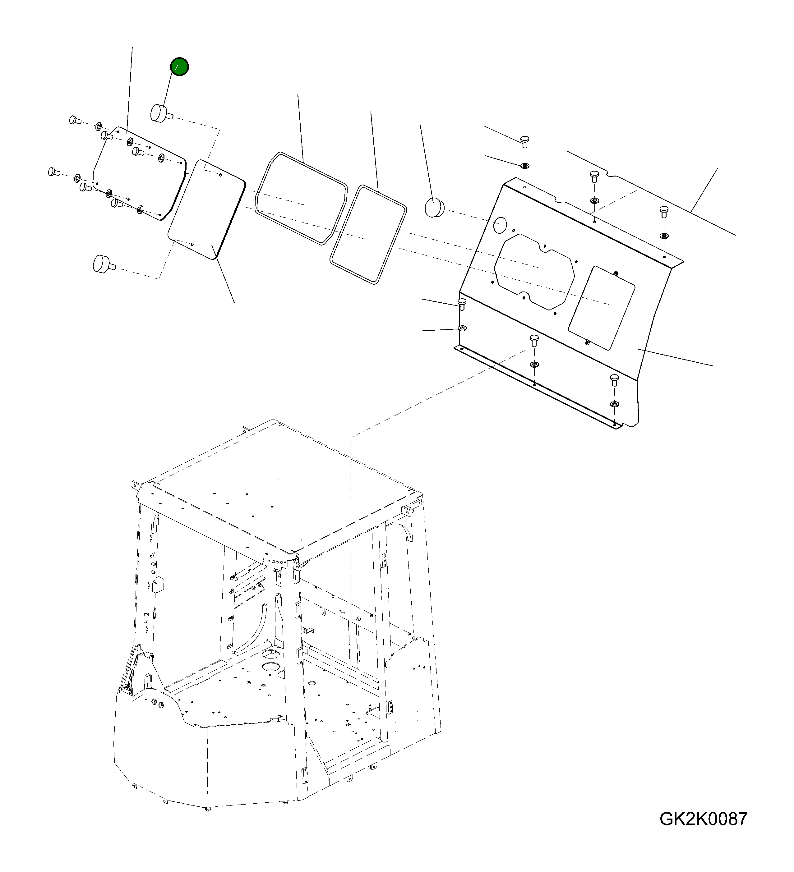 Болт 423-56-H0R21 Komatsu