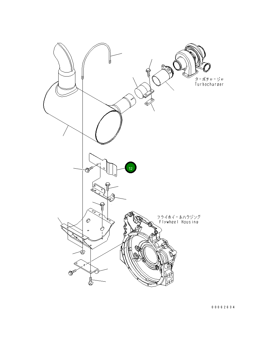 Крышка 6754-71-9730 Komatsu