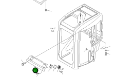 Крышка 22F-54-16111 Komatsu