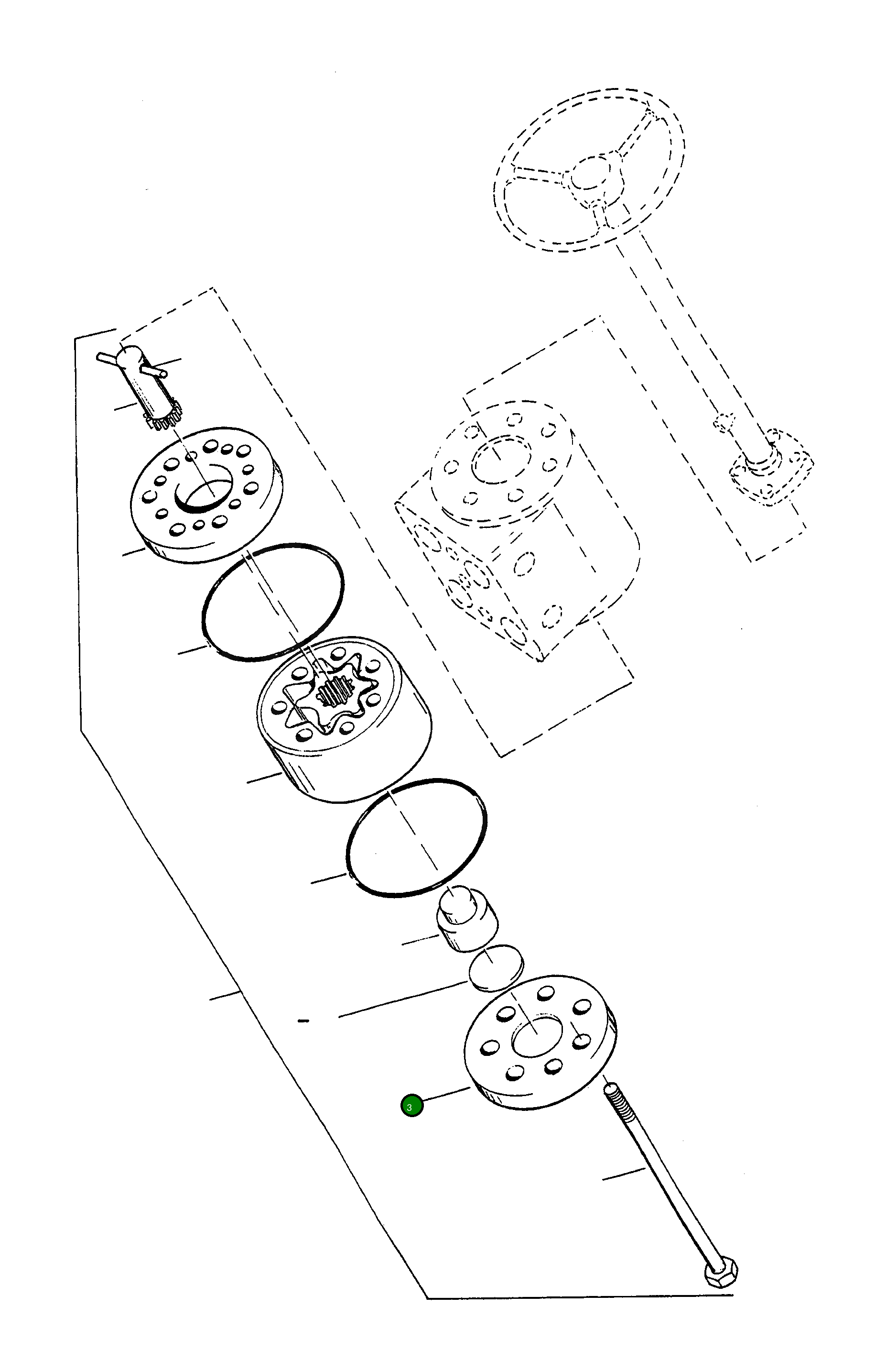 Крышка 3235361M1 Komatsu