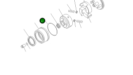 Кольцо уплотнительное (O-Ring) DK156117-0100 Komatsu