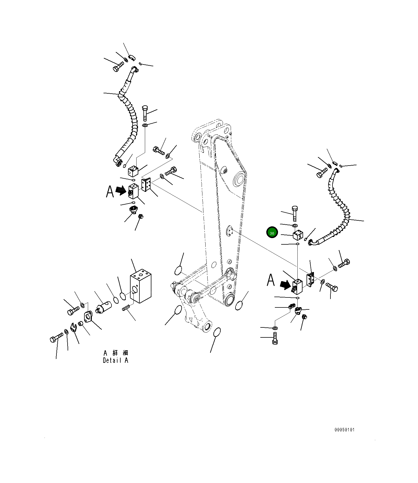 Болт 0101081295 Komatsu