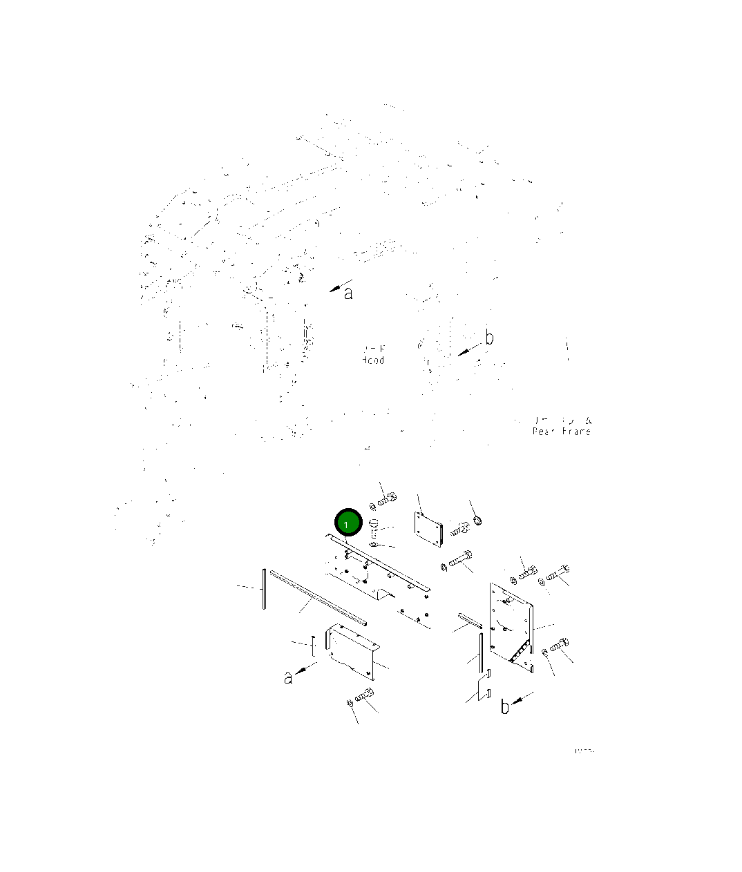 Крышка 425-54-51781 Komatsu