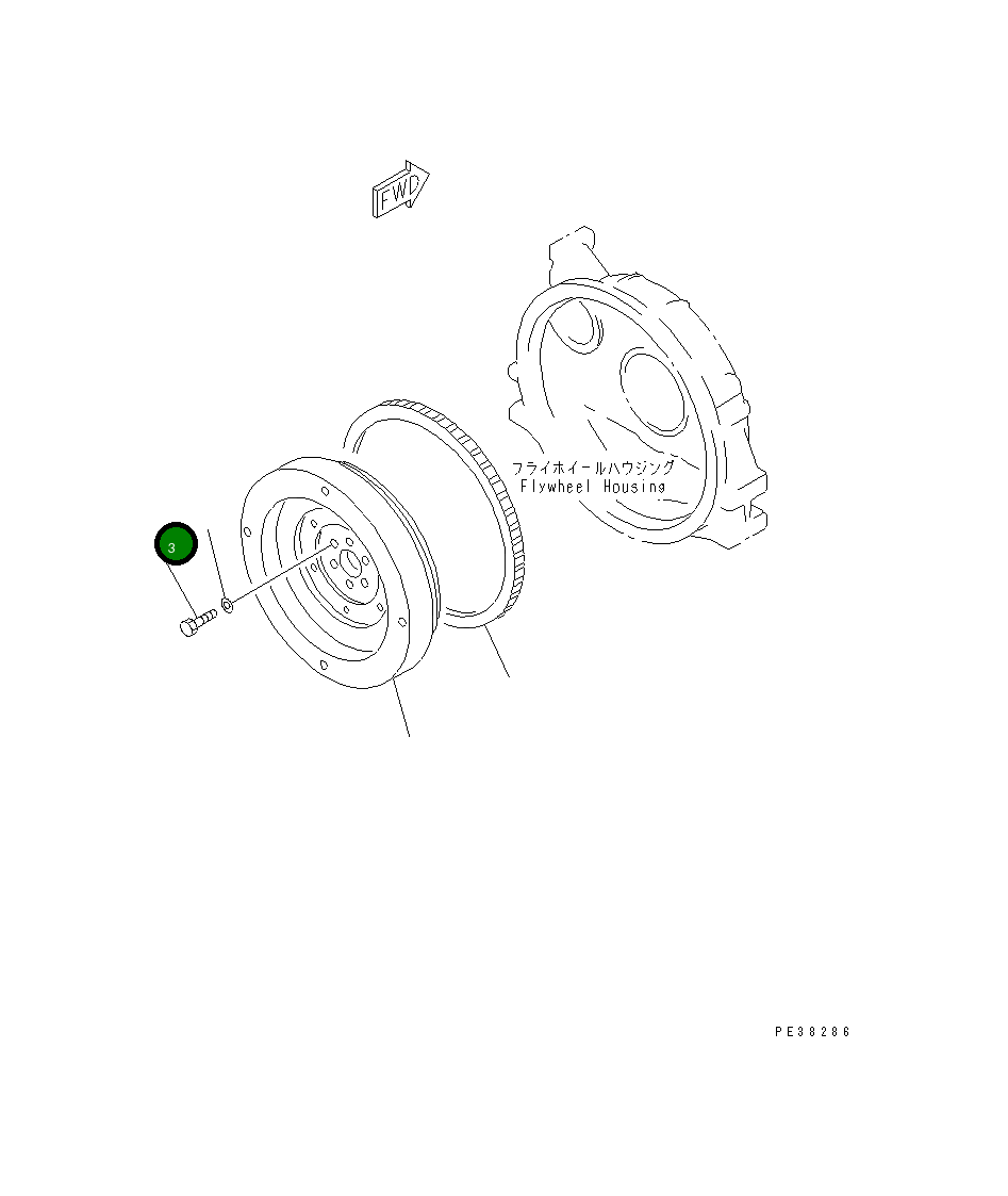 Болт 01050-61430 Komatsu