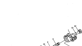 Кольцо уплотнительное (O-Ring) 232-40-57610 Komatsu