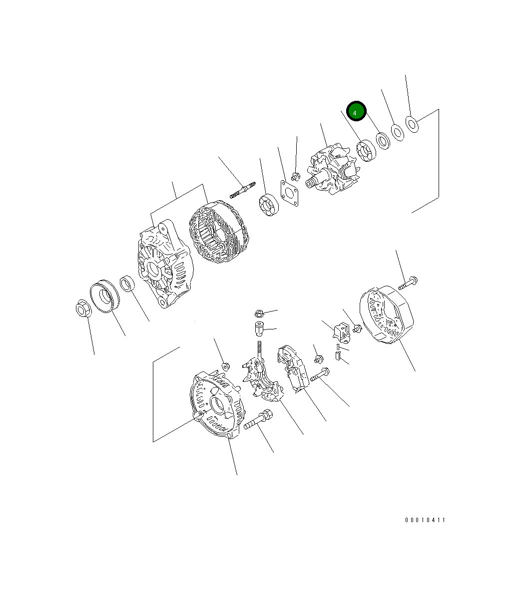 Крышка 457-695 Komatsu