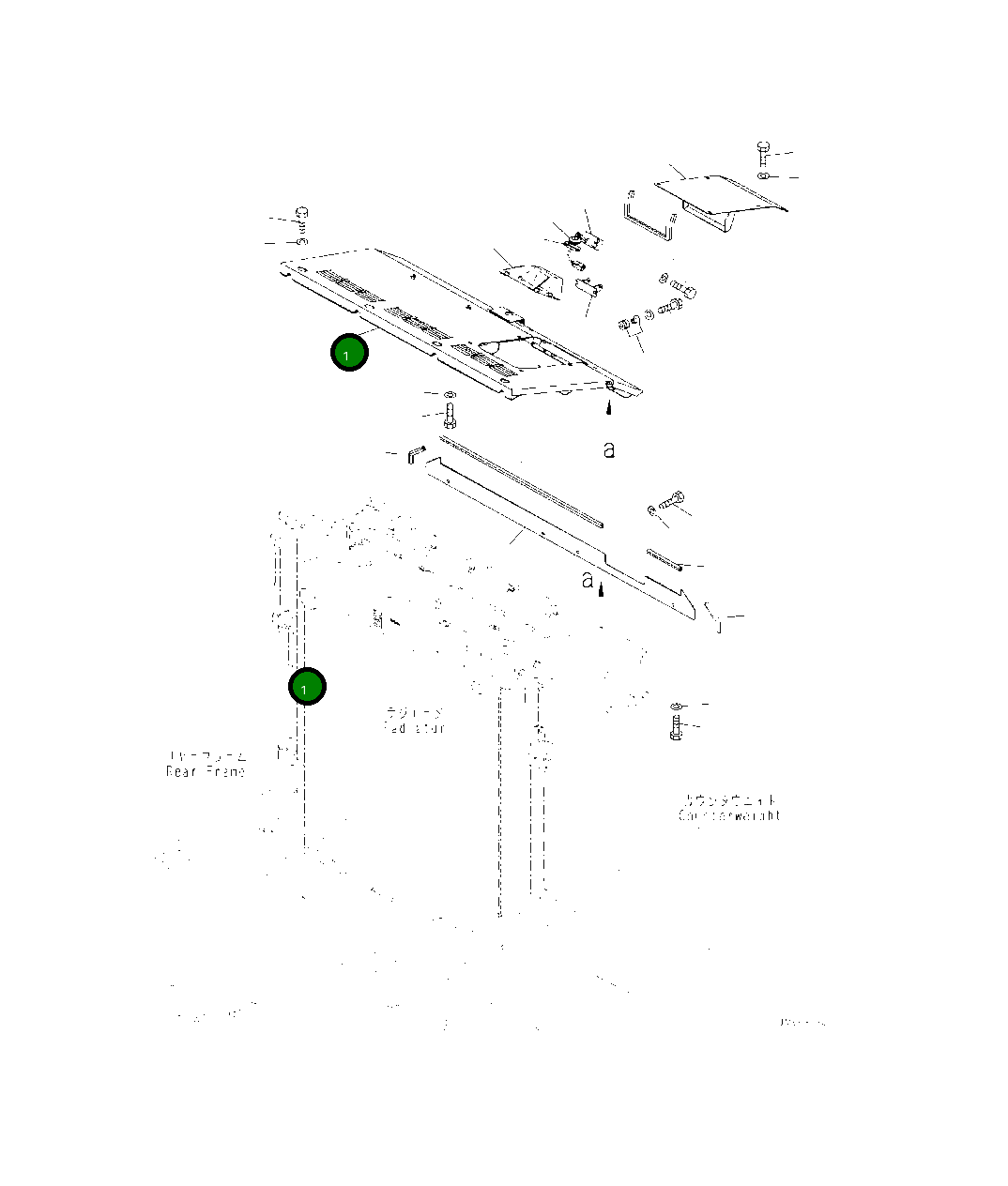 Крышка 425-54-51441  Komatsu