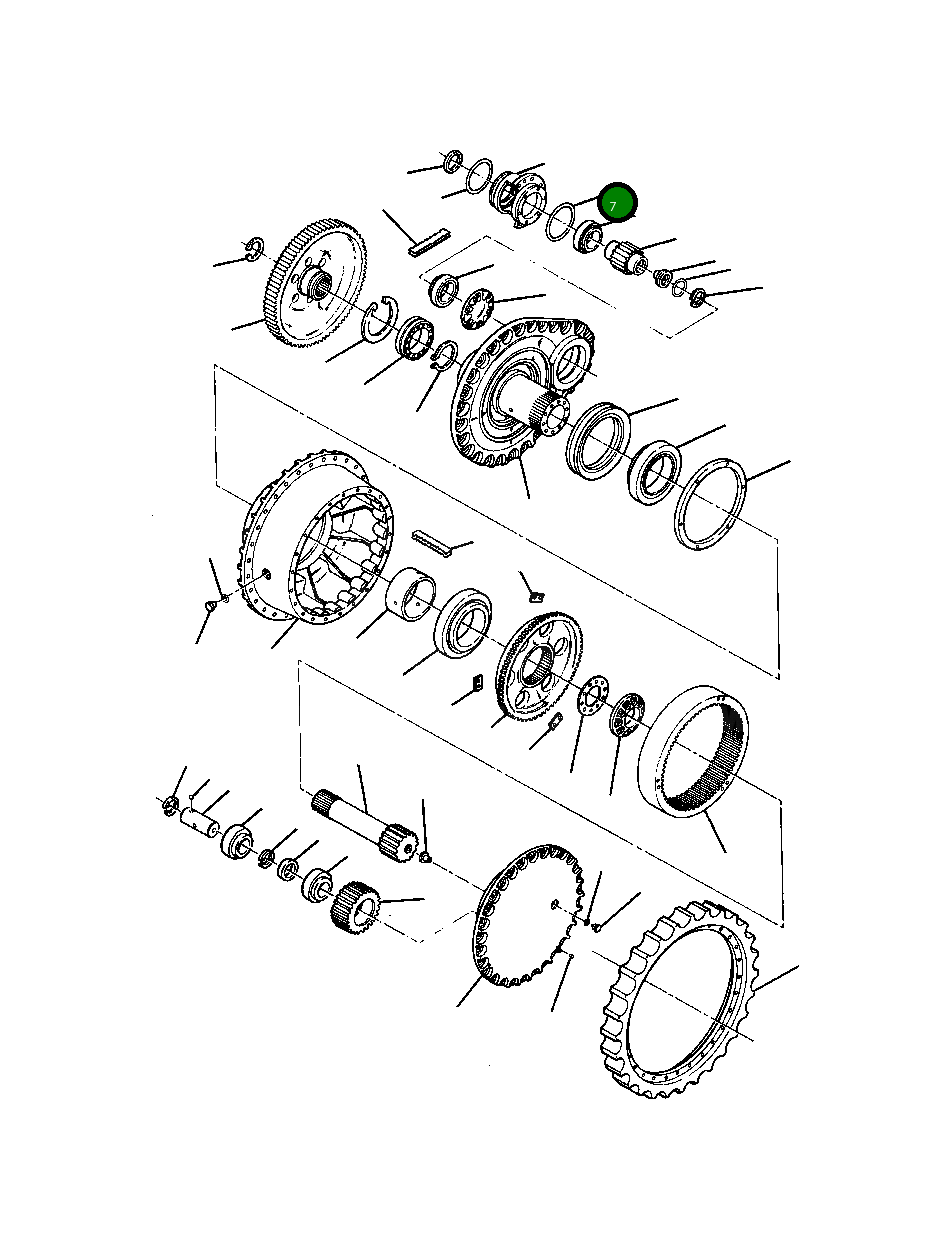 Кольцо уплотнительное (O-Ring) 730 755 C1 Komatsu