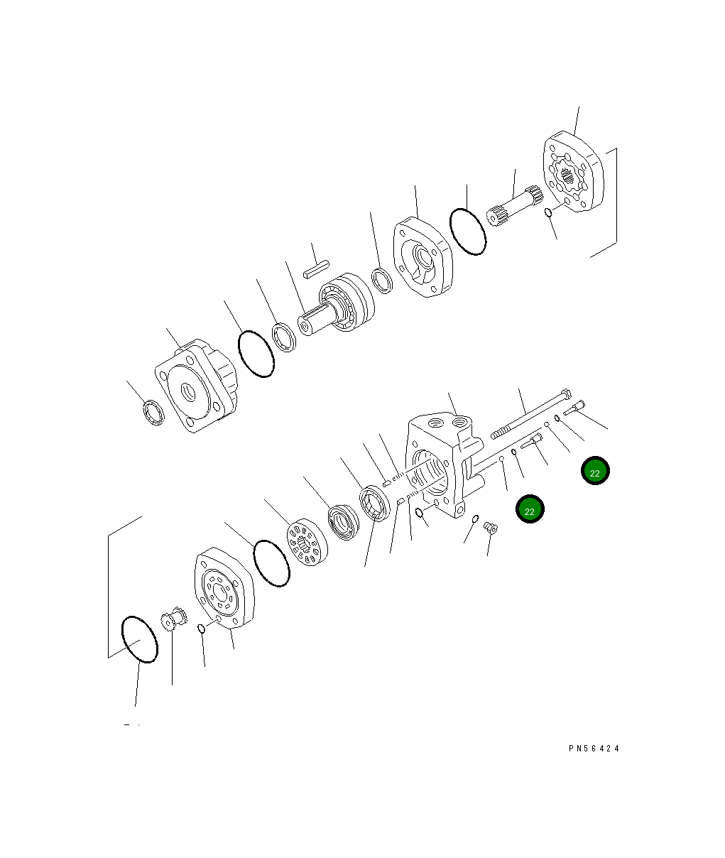 Кольцо уплотнительное (O-Ring) 232-62-11830 Komatsu