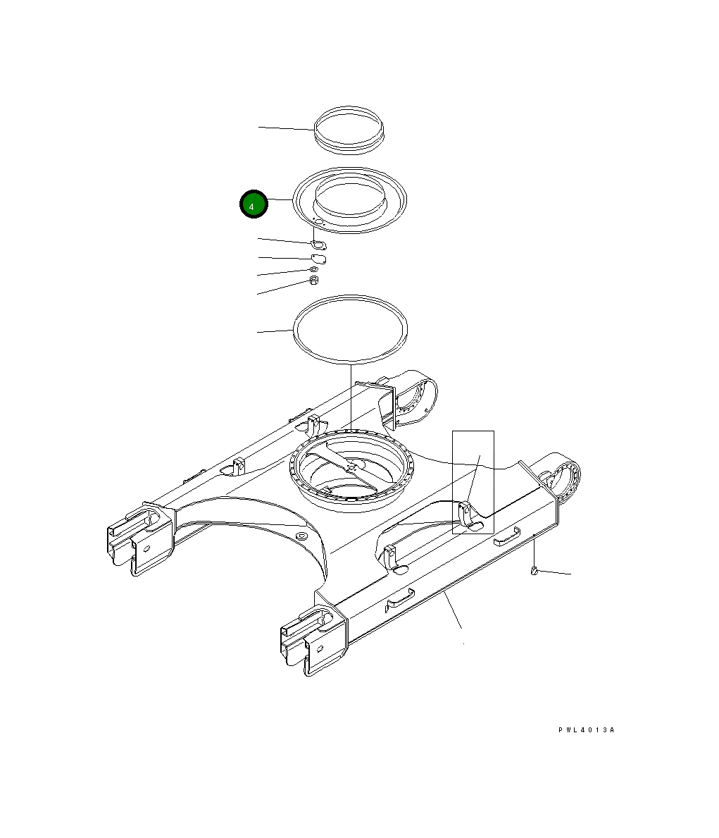 Крышка 20Y-30-21150 Komatsu