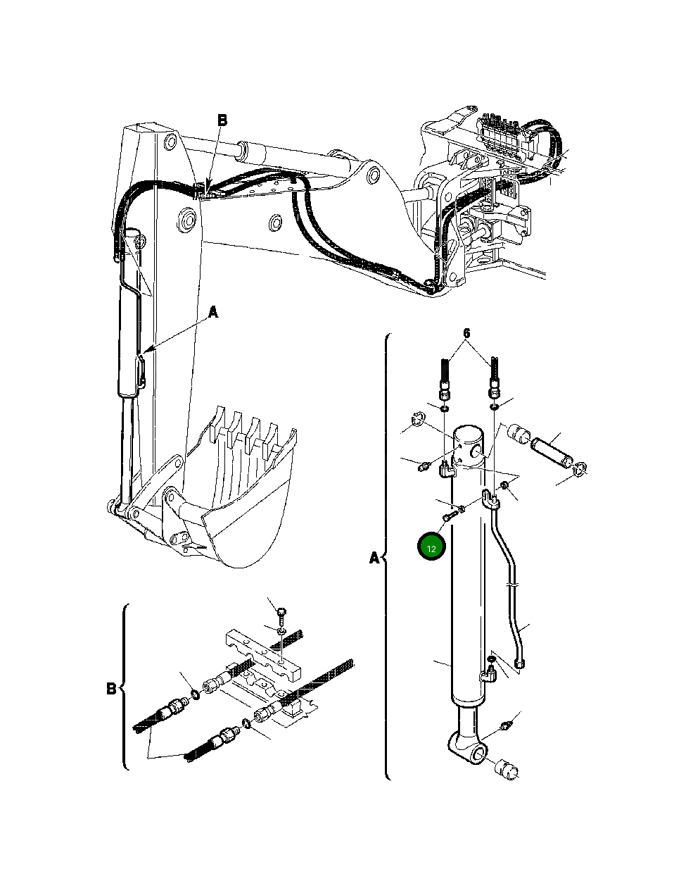 Болт 801015559  Komatsu