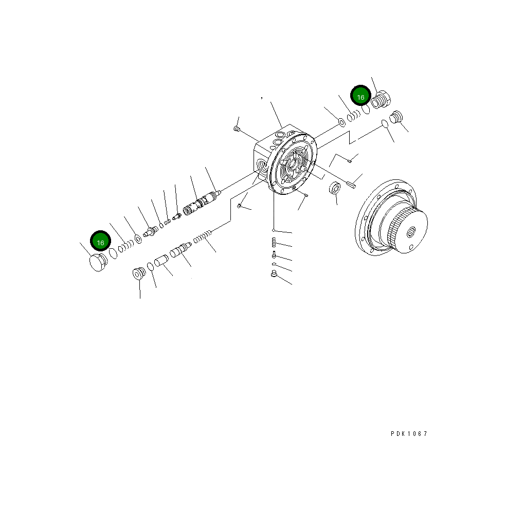 Кольцо уплотнительное (O-Ring) FUP25-90  Komatsu