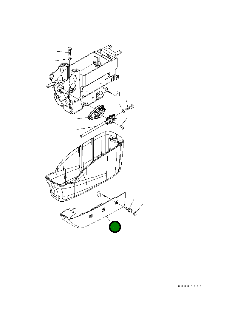 Крышка 20Y-43-31690 Komatsu