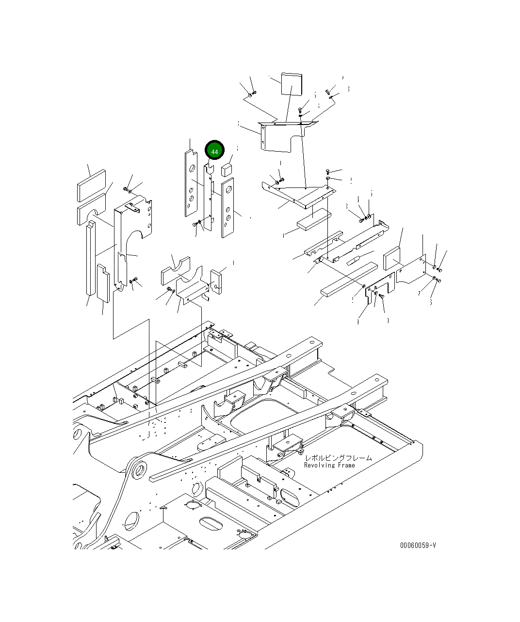 Крышка 207-54-76552 Komatsu