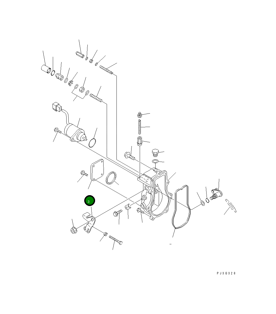 Крышка 451-853 Komatsu