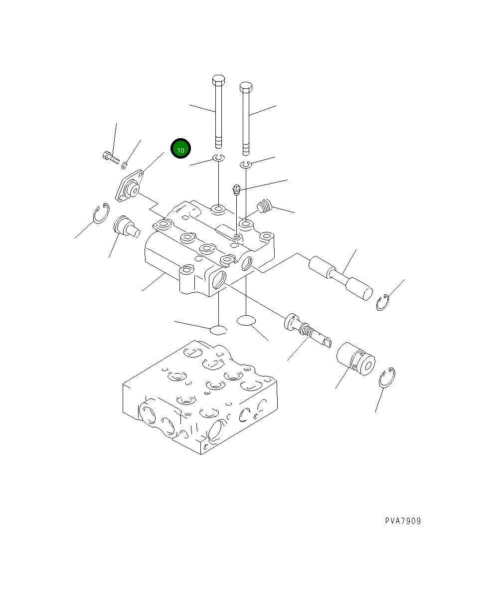 Крышка 134-15-25190  Komatsu