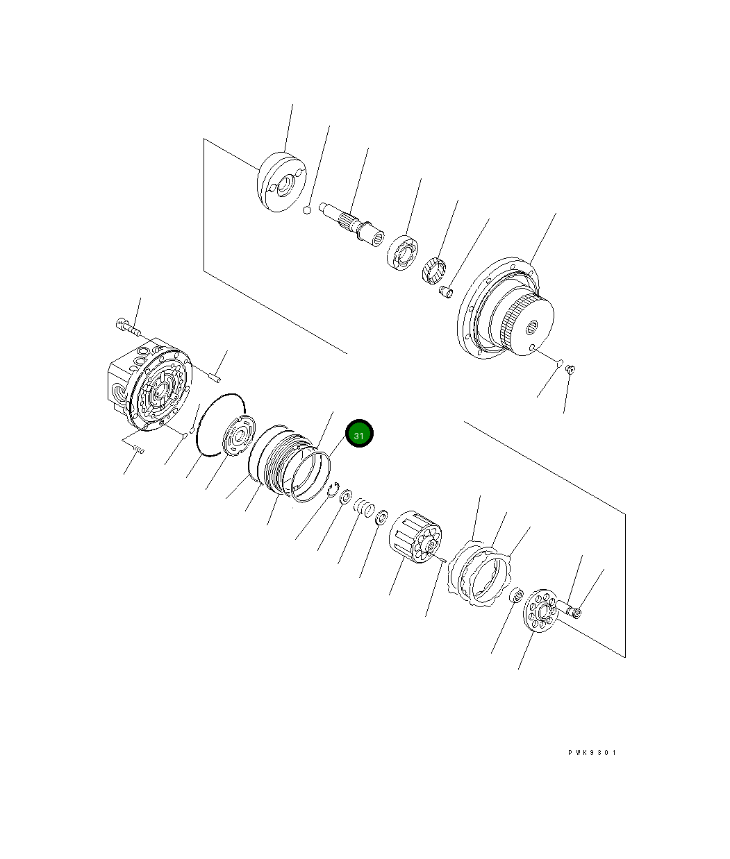 Кольцо FURB0-G115  Komatsu