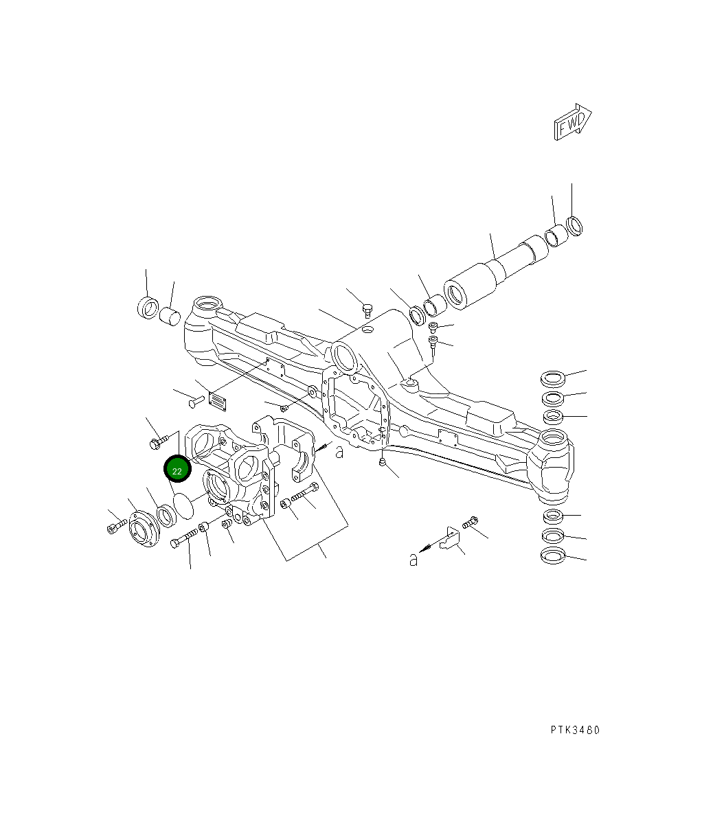 Кольцо уплотнительное (O-Ring) 20E-23-K1410  Komatsu