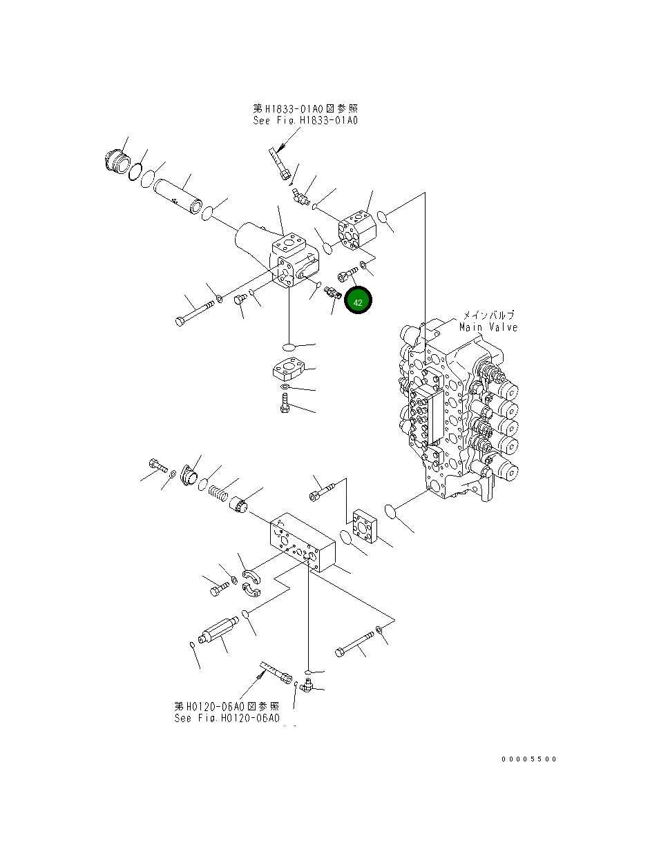 Болт 01253-71400 Komatsu