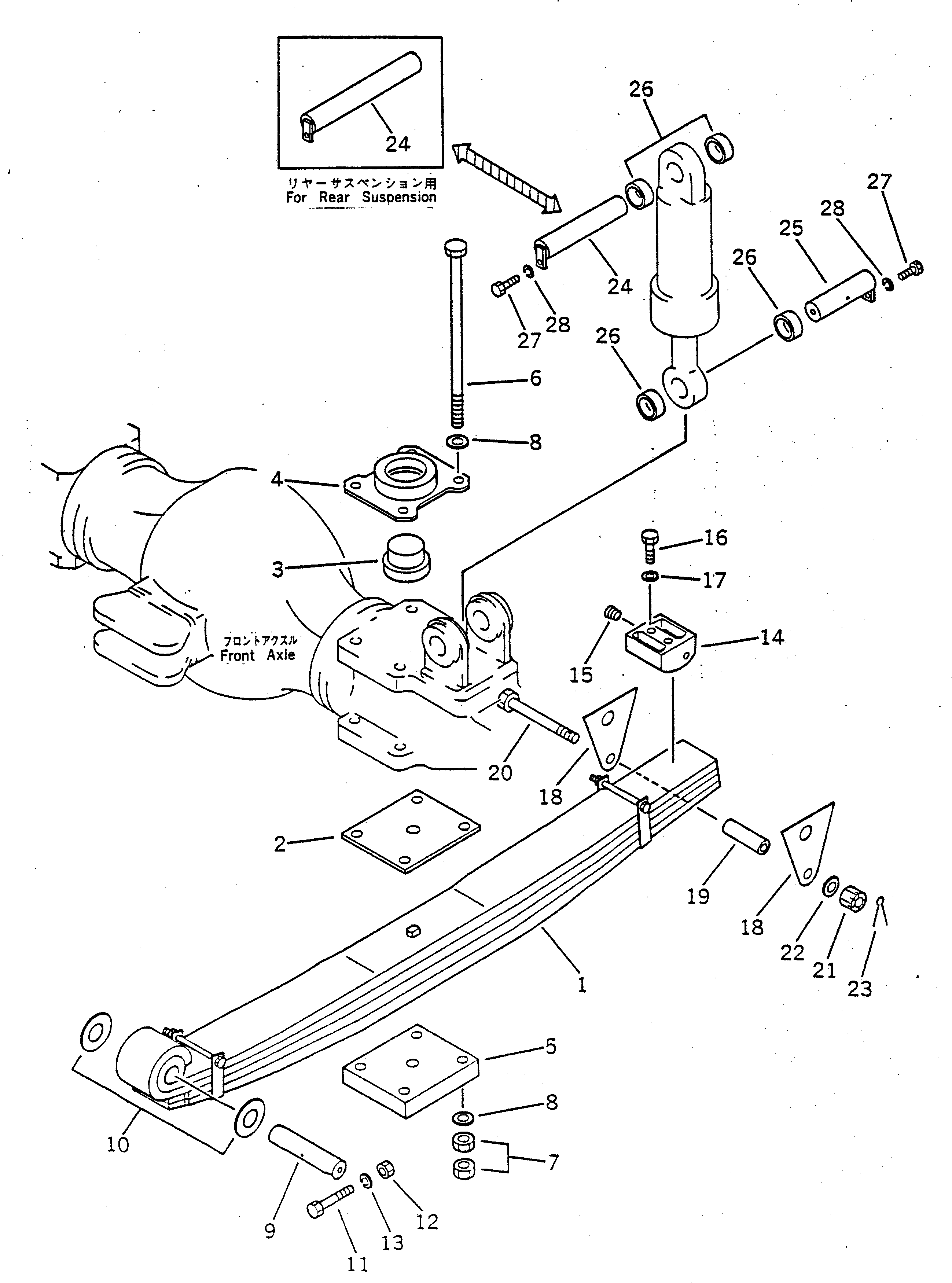 Болт 22X-50-11120 Komatsu