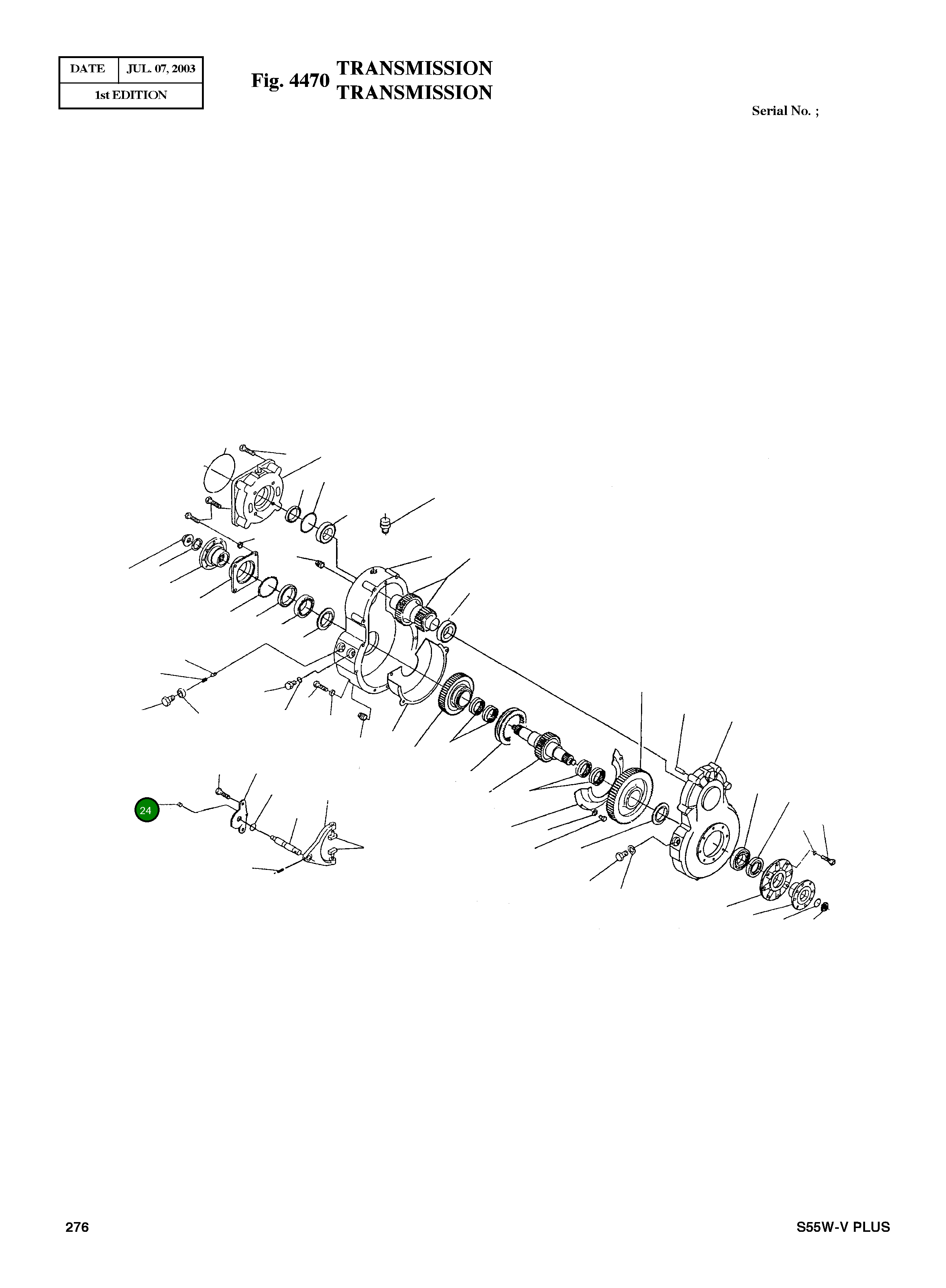 Болт 016.08.1406 Komatsu