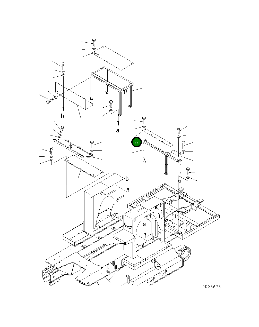 Крышка 8232-54-1180 Komatsu
