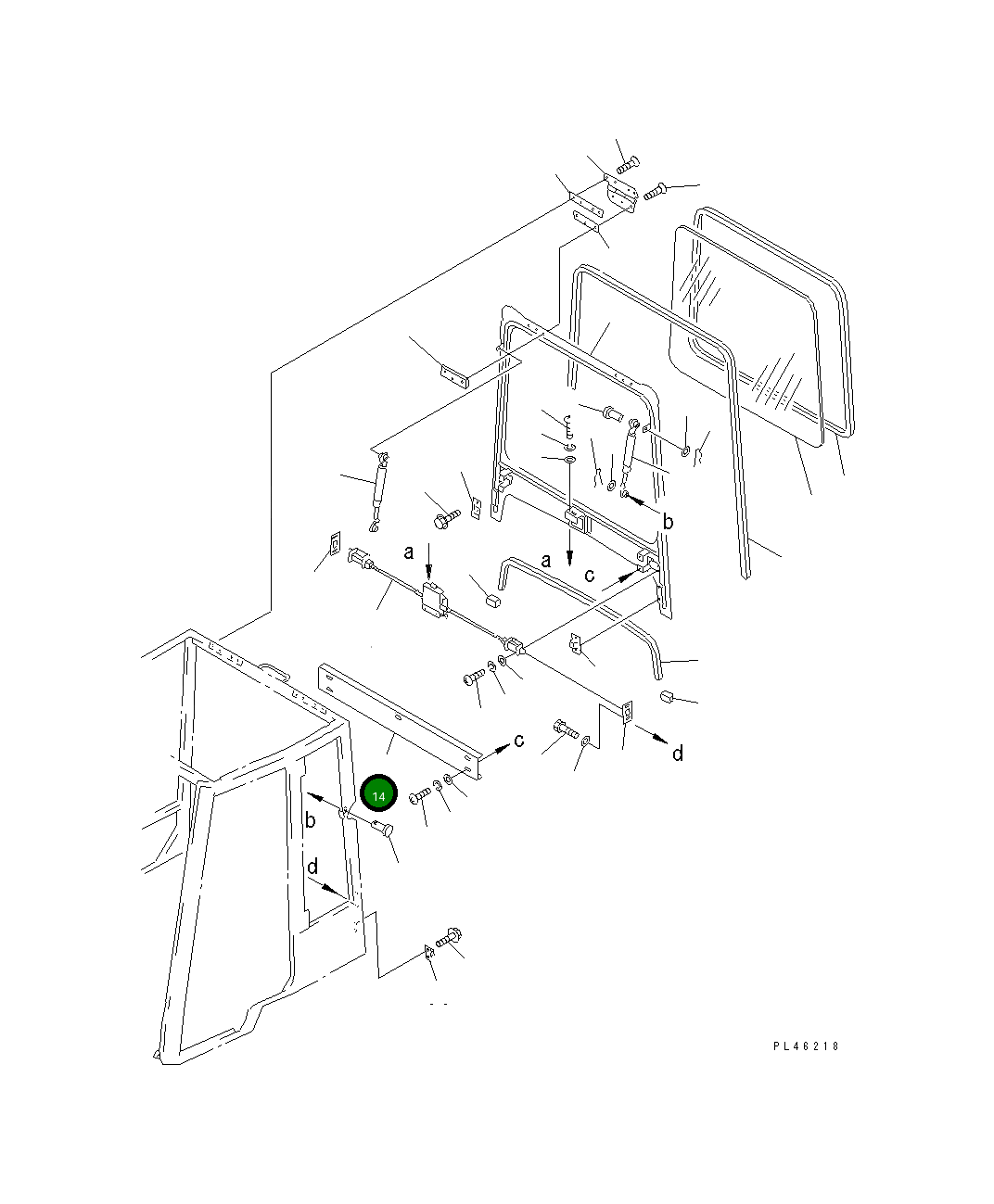 Крышка 362-56-41630 Komatsu