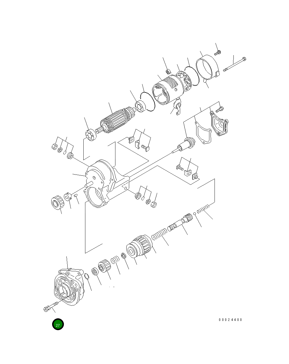 Болт 456-725 Komatsu