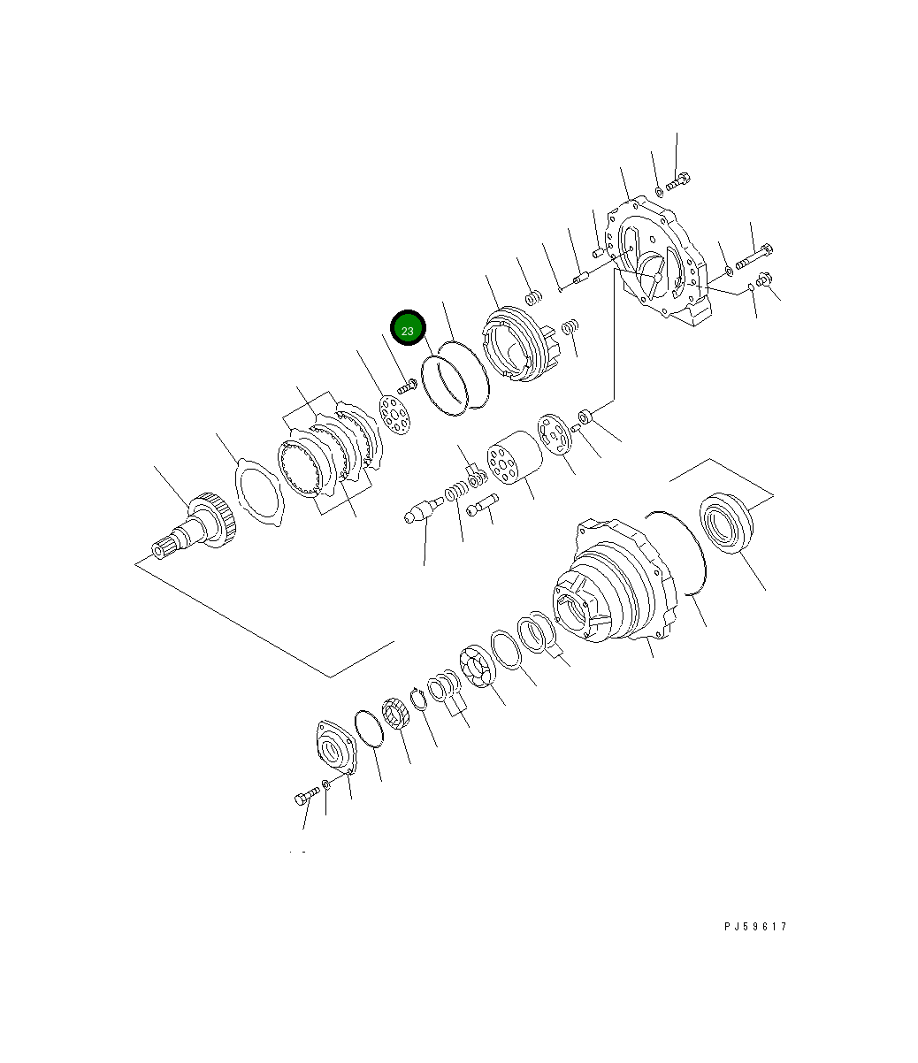 Кольцо уплотнительное (O-Ring) 07000-15145 Komatsu