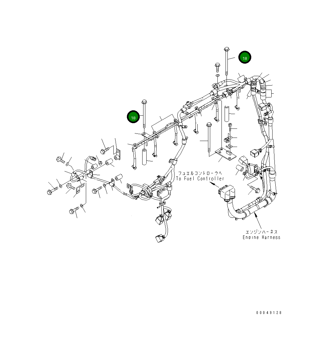 Болт 01436-01065 Komatsu