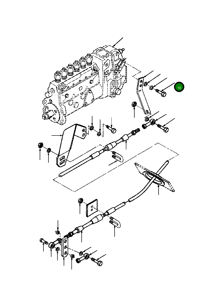 Болт 30 191 R1 Komatsu