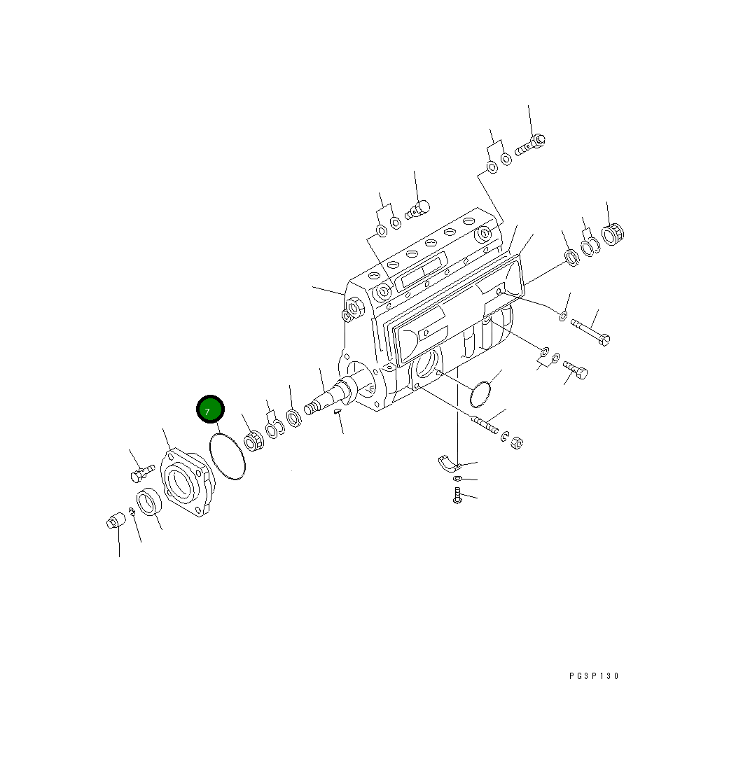 Кольцо уплотнительное (O-Ring) ND949140-1550 Komatsu