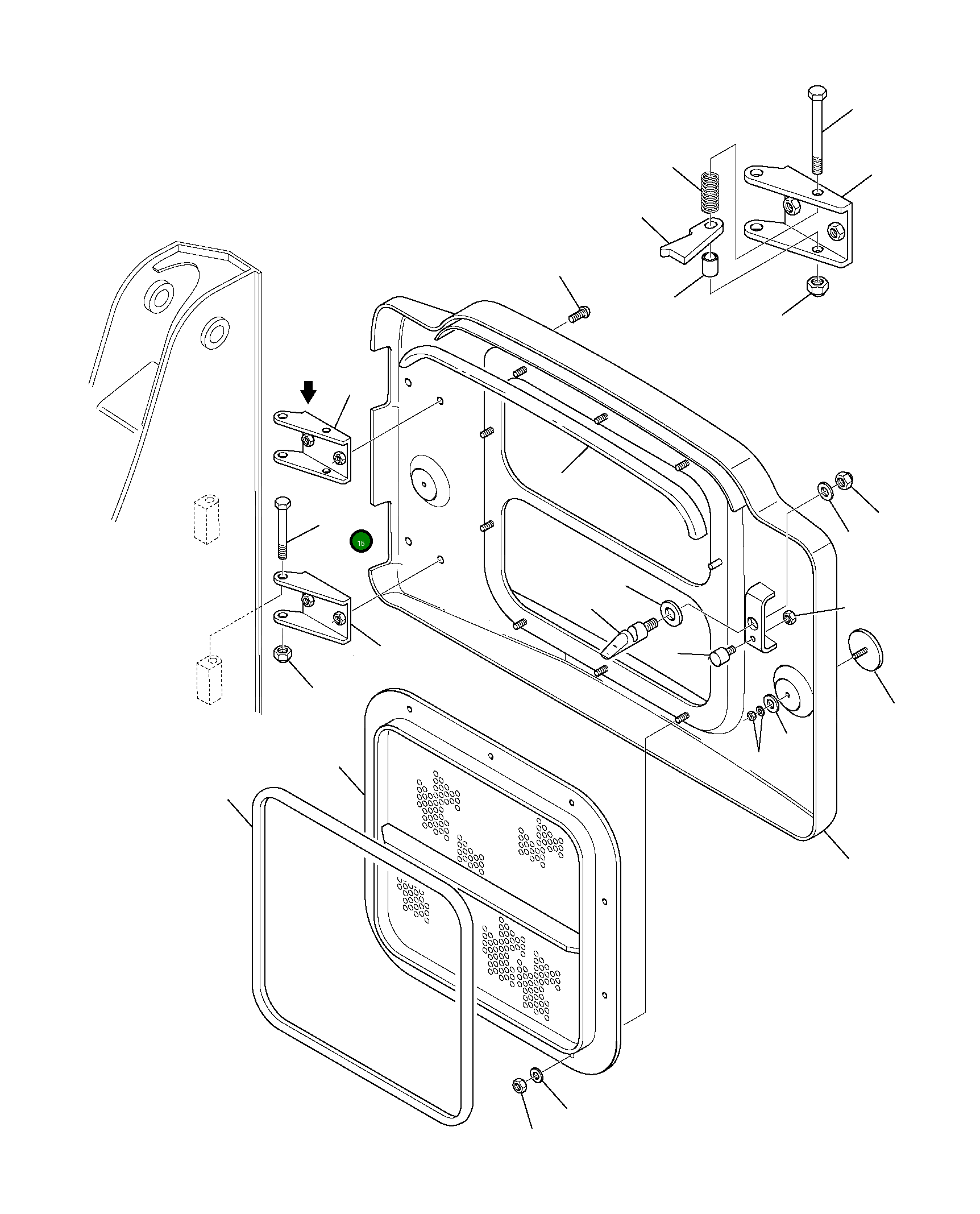 Болт 801015602 Komatsu
