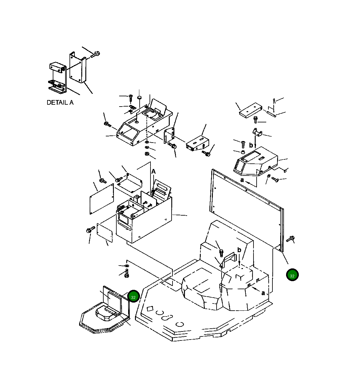 Крышка 421-54-12175  Komatsu