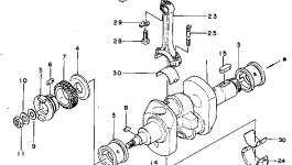 Дорожка 6040-31-1821 Komatsu