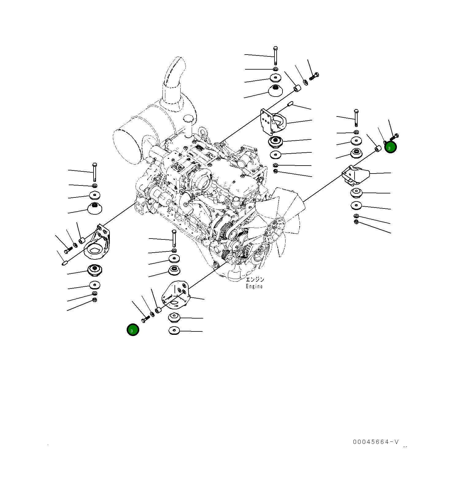 Болт 20Y0141230 Komatsu