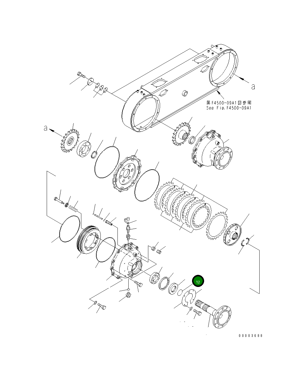 Кольцо уплотнительное (O-Ring) 23B-23-21180 Komatsu