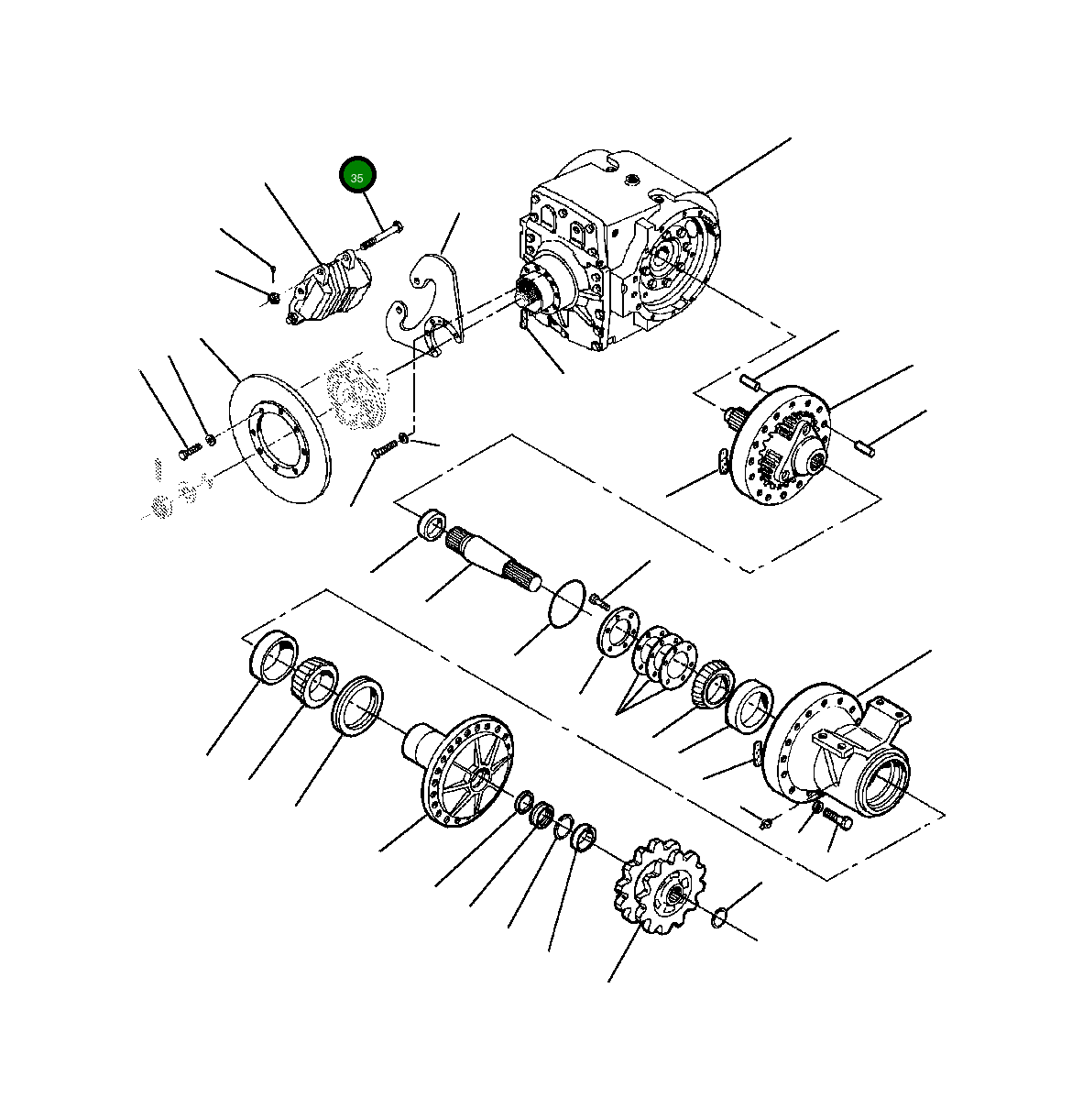 Болт 1430 239 H1  Komatsu