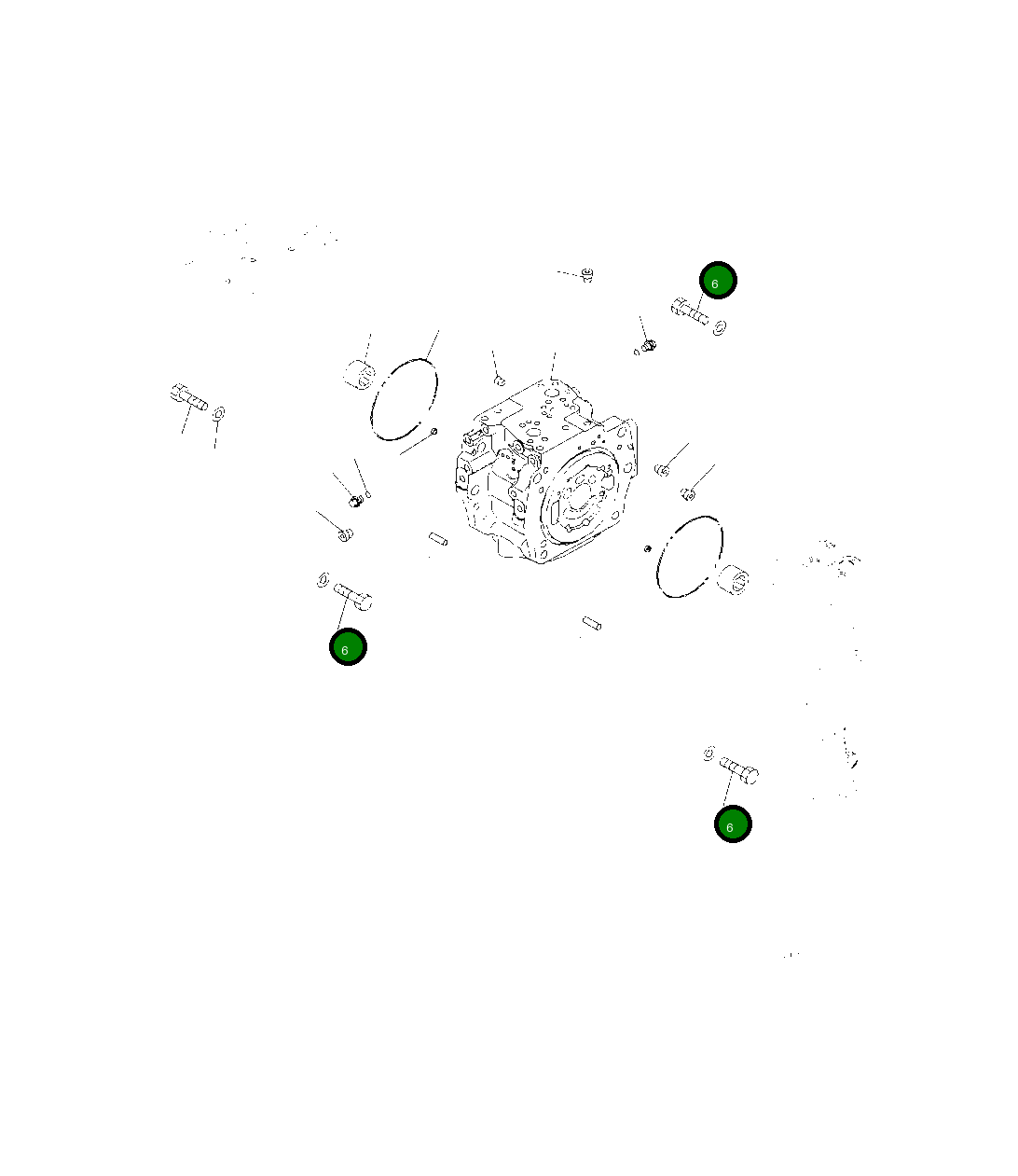 Болт 01010-6165 Komatsu