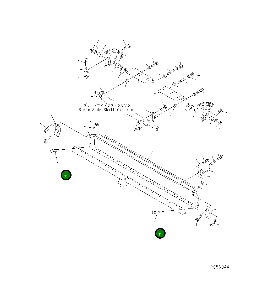 Болт 234-70-32270 Komatsu