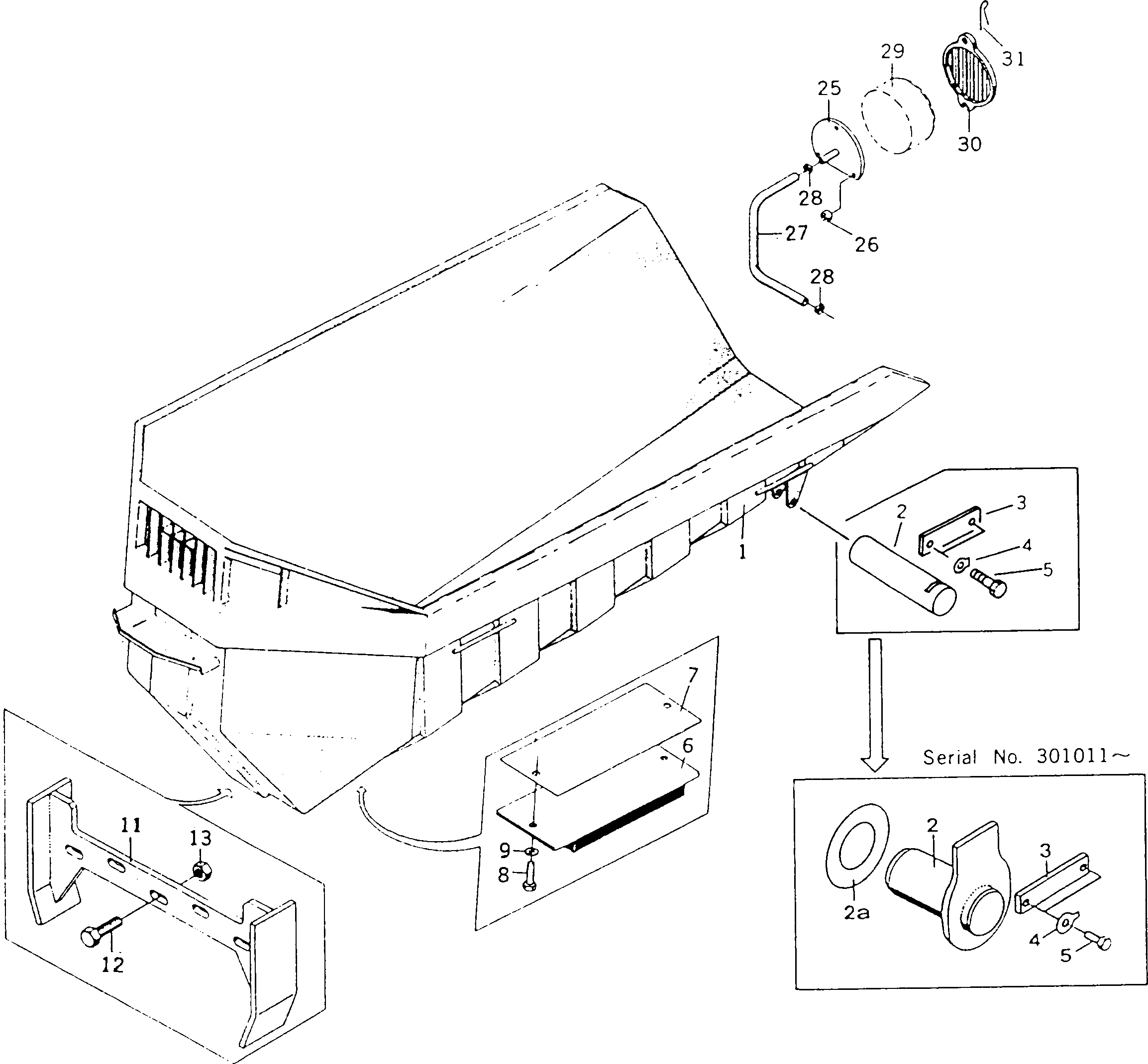Болт BW061495 Komatsu