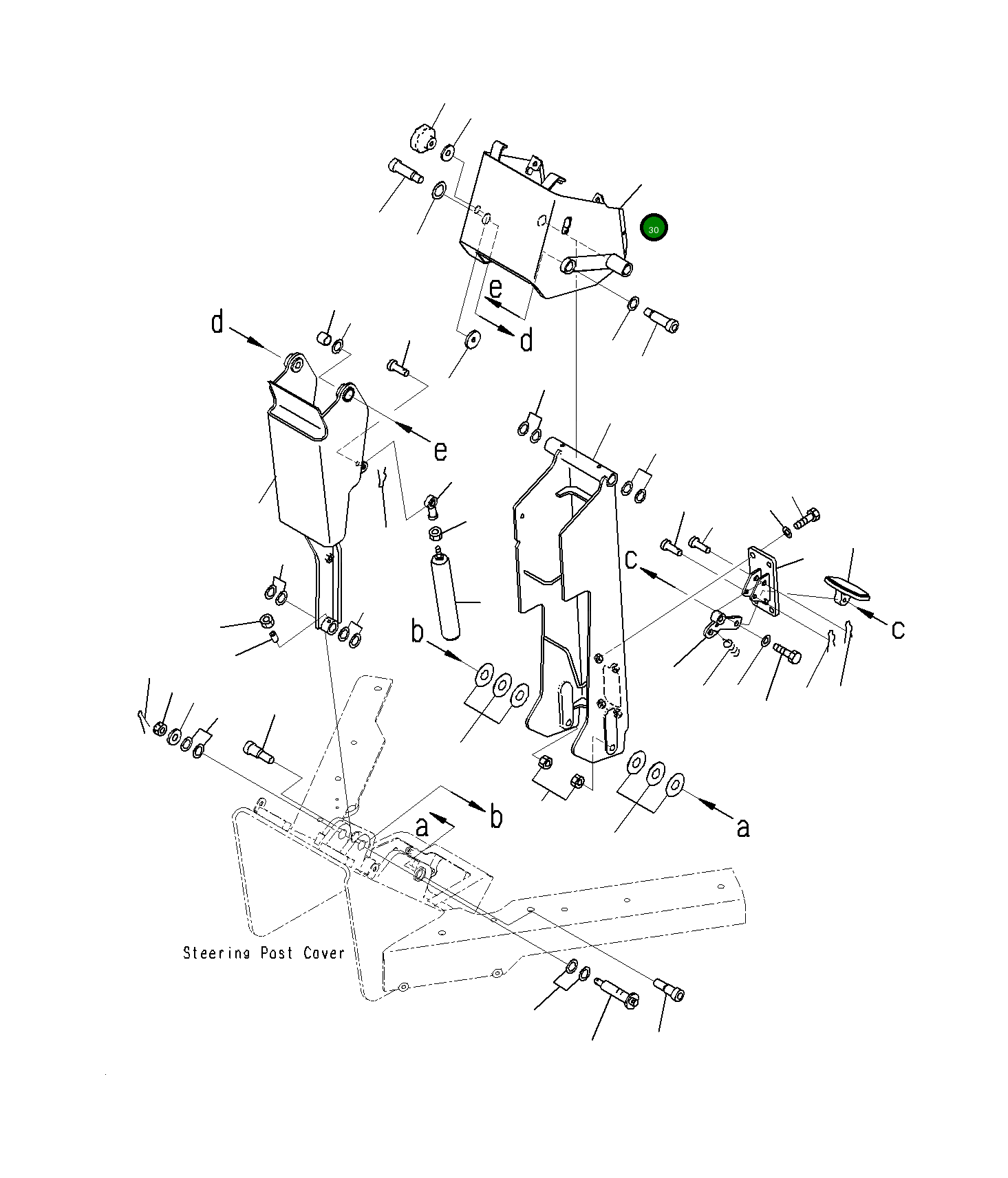 Крышка 23H-43-12411 Komatsu