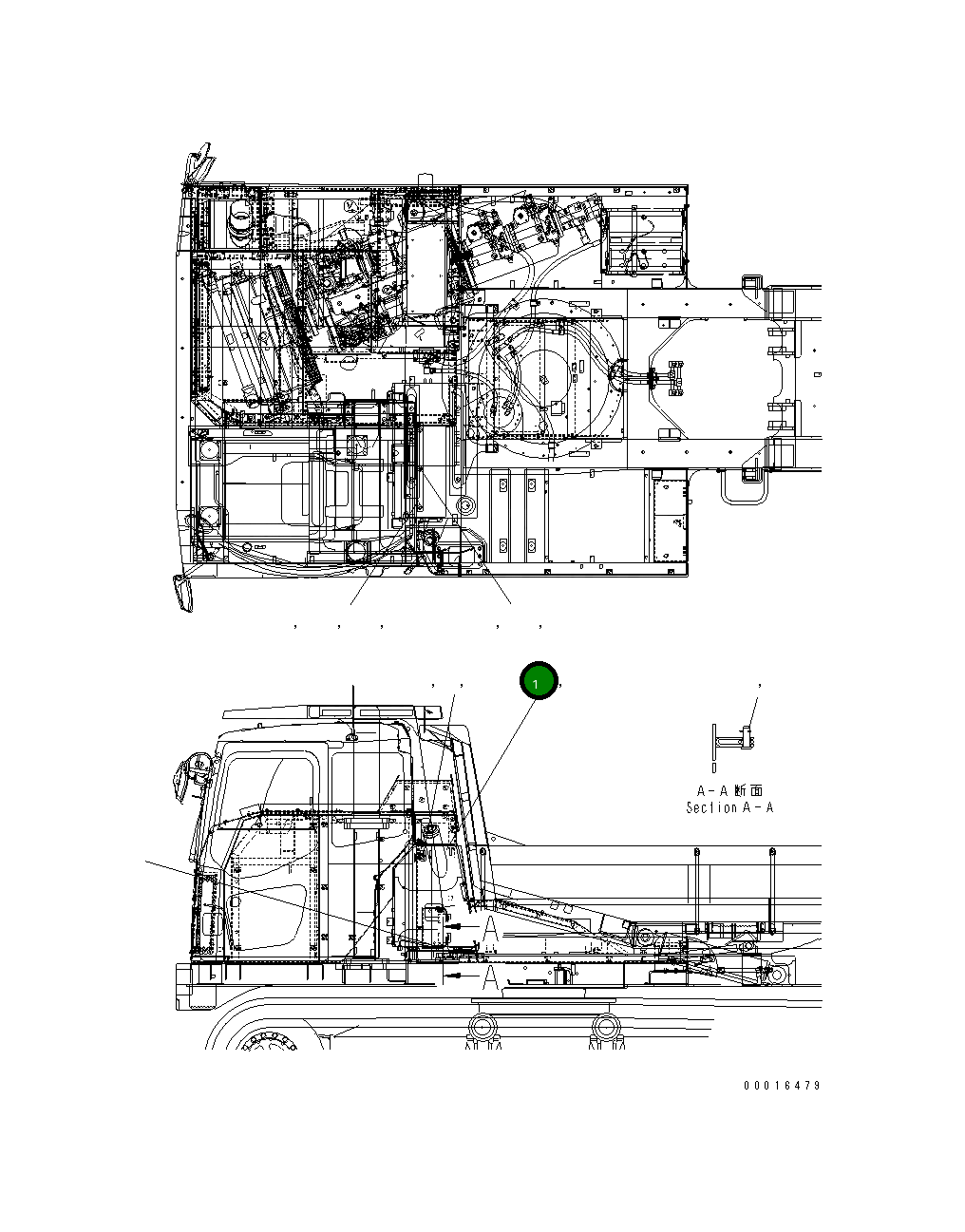Крышка 14S-54-21451 Komatsu