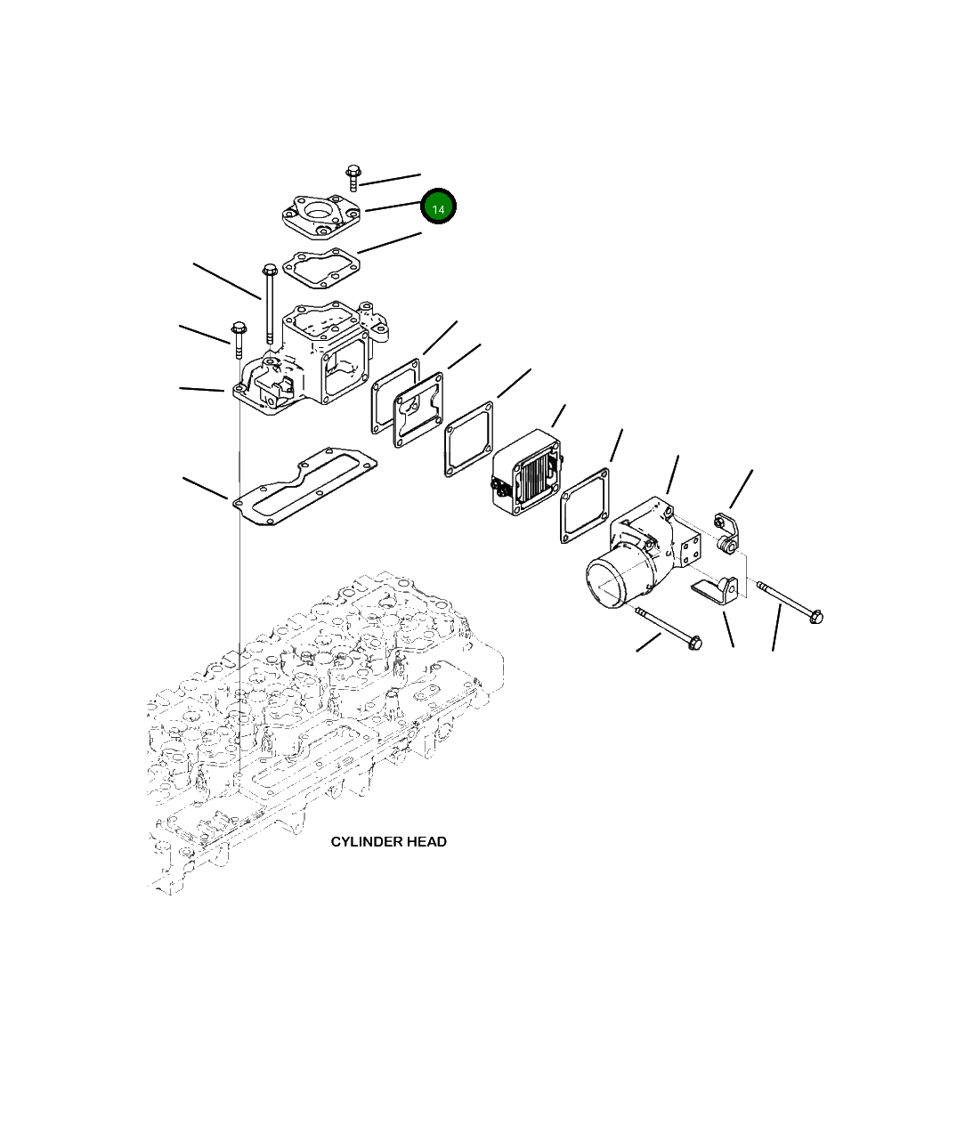 Крышка 6746-11-4251 Komatsu