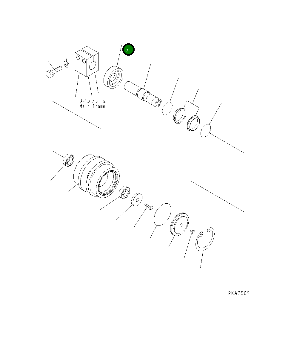 Кольцо 124-30-53130 Komatsu