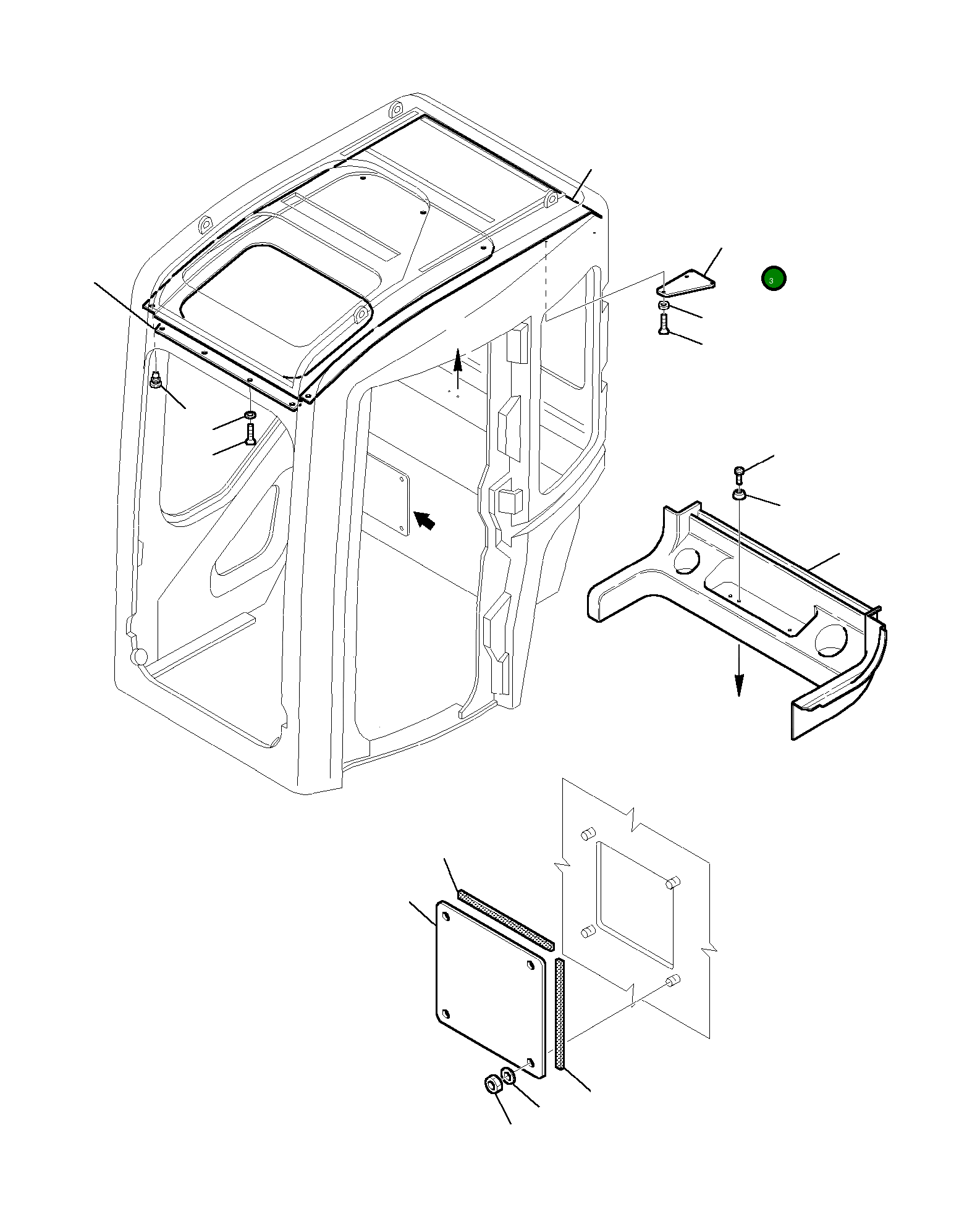 Крышка 816214780 Komatsu