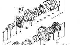 Вал 150-15-11513 Komatsu