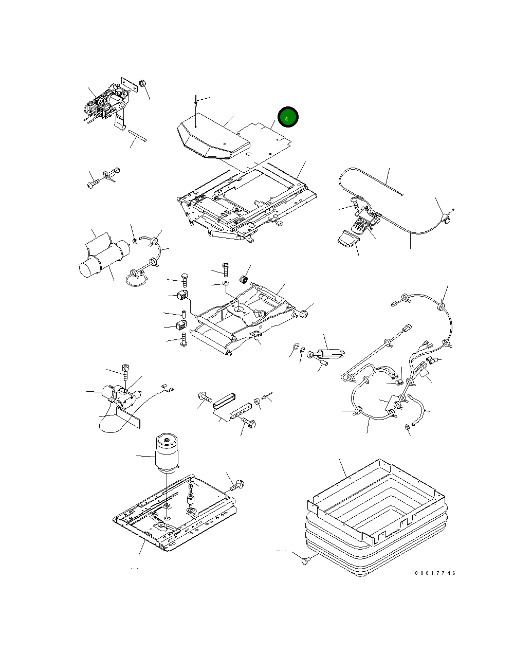 Крышка 20K-57-32710 Komatsu